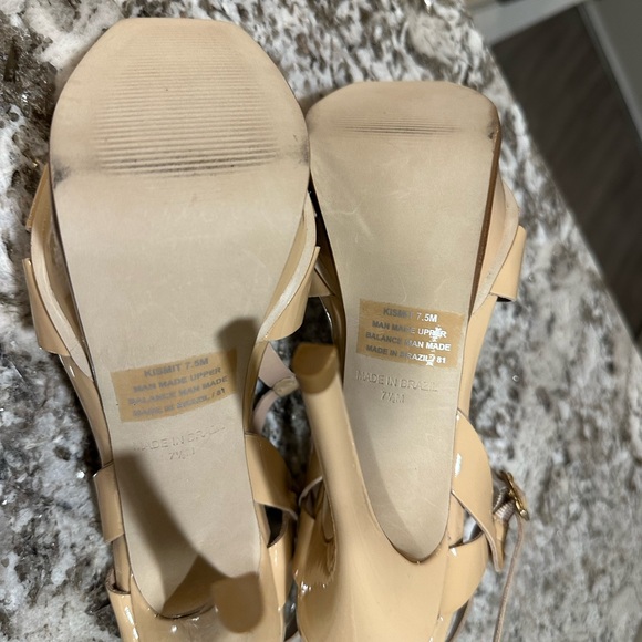 NWOT Nude/Tan Kismit Steve Madden Platform Heels Tribute Inspired size 7.5 - Picture 4 of 5